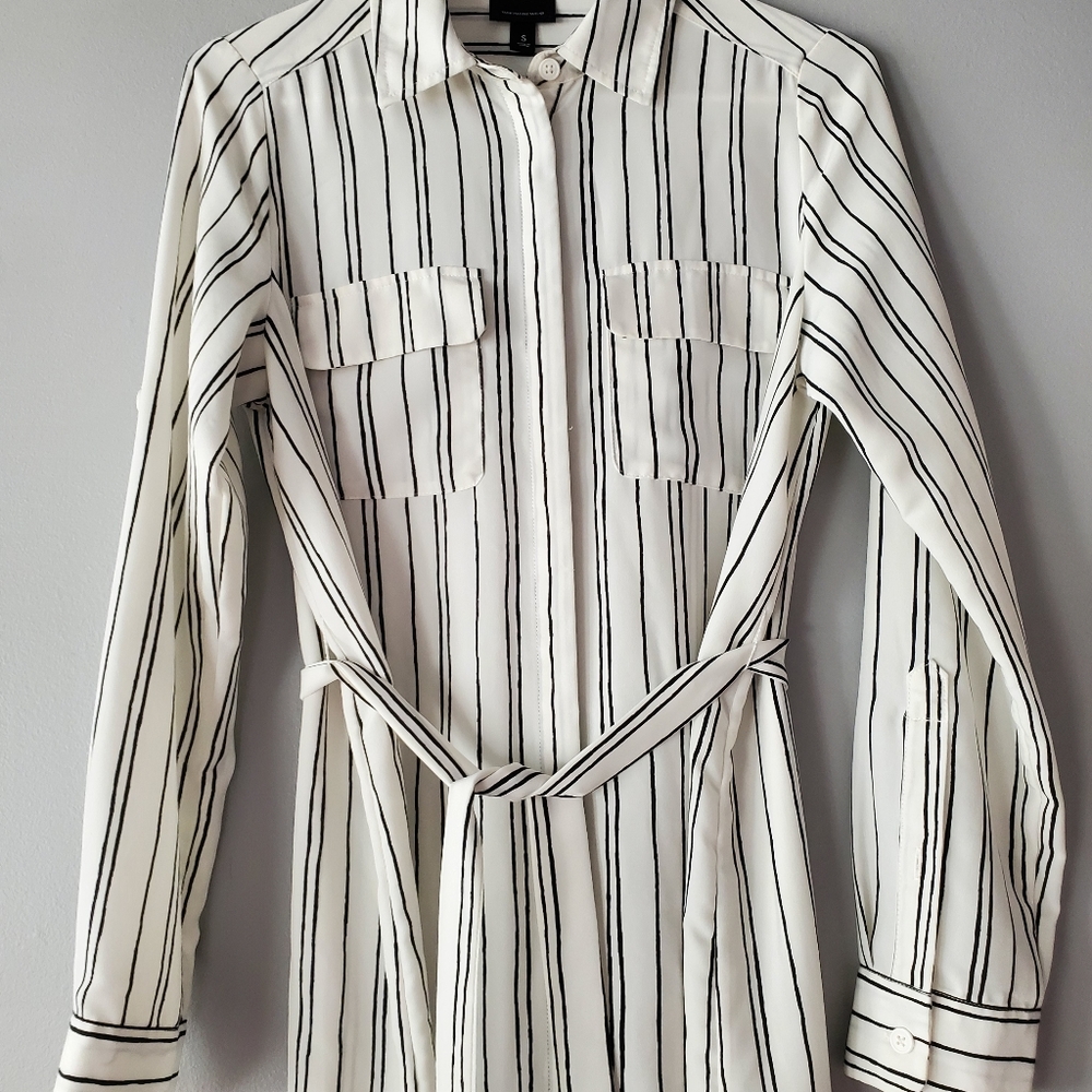 Shirt Dress With Tie Waist